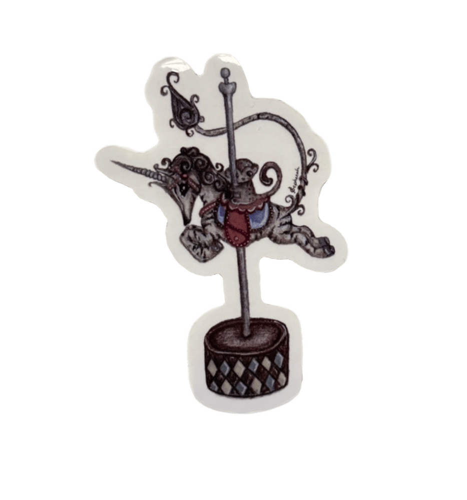 Image of Carousel horse transparent (3inch)