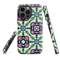 Image 1 of Psychedelic Tough iPhone case - Flower Trip