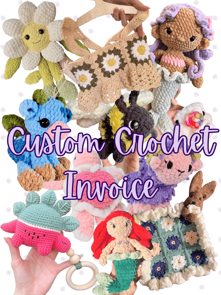 Image of Custom Crochet Invoice 