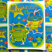 Mobile Suit Tama Riso Print