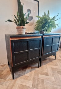 Image 6 of Pair of Nathan Bedside Cabinets in Black