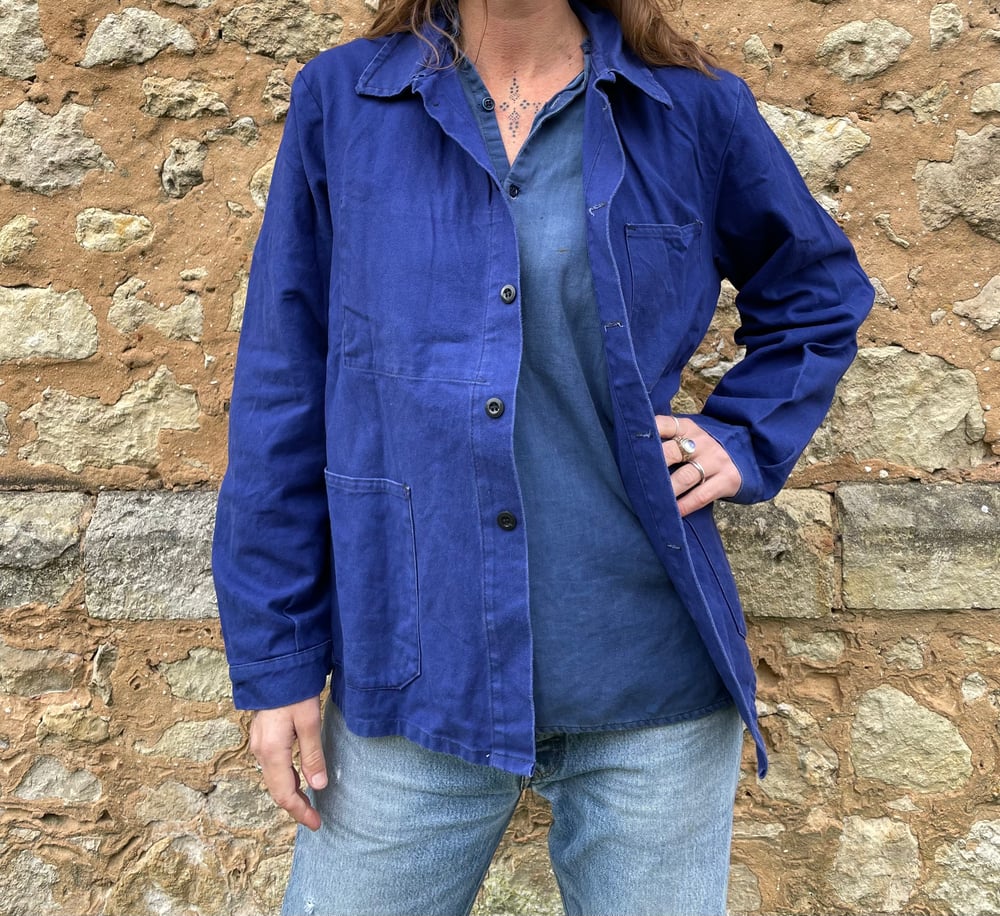 Image of French Workwear Jacket Acid Me Later I’ll Tab You When Your Older