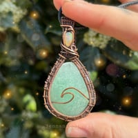 Image 2 of Aventurine Wave Pendant 