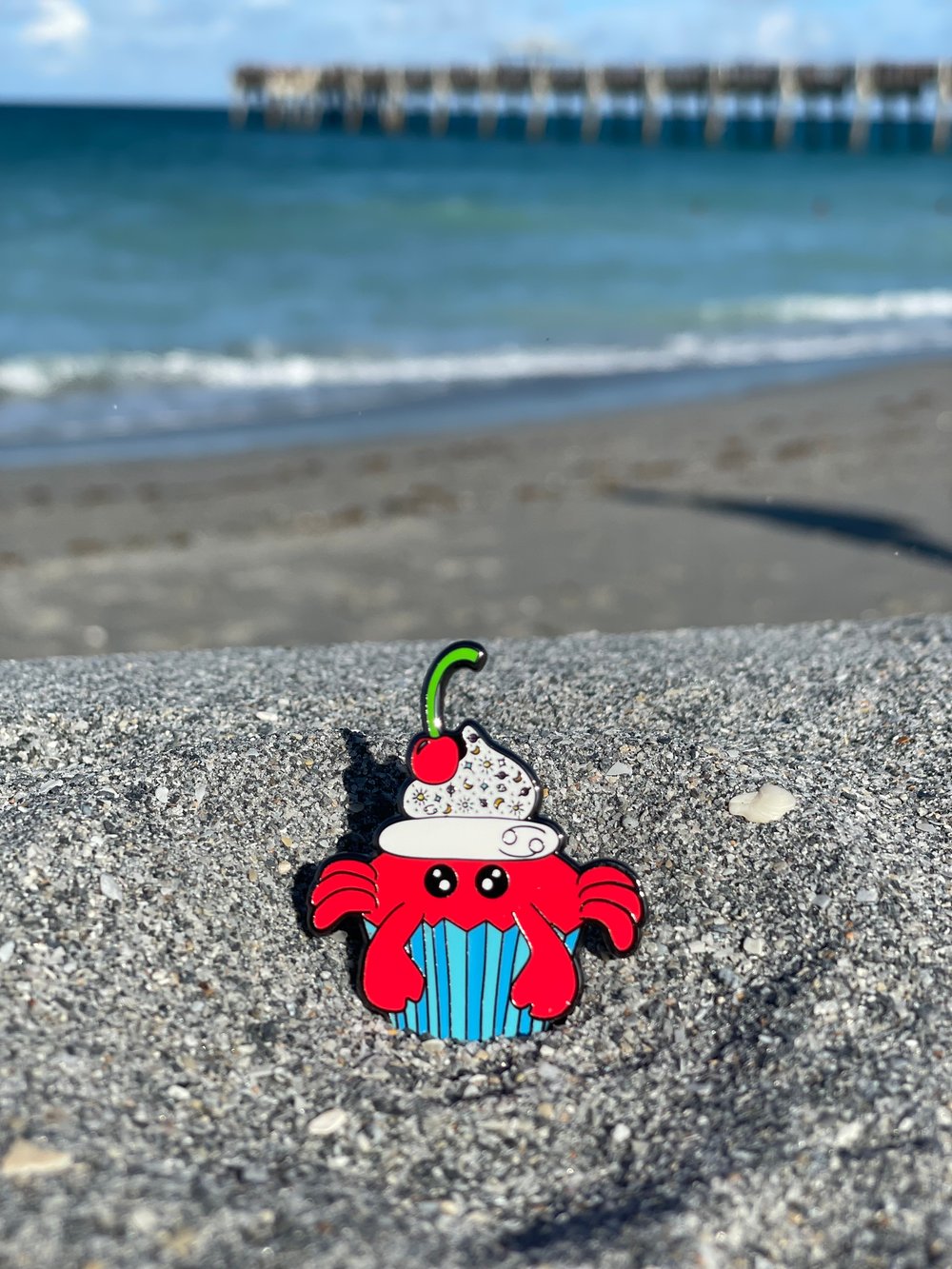 Image of Cancer Cupcake Pin