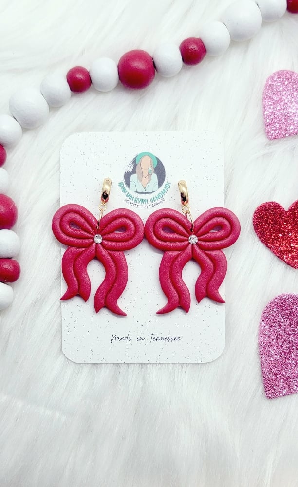 Image of Sweetheart Bow Dangles