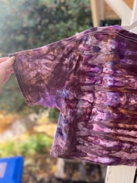 Image 5 of LARGE  CROP TOP Godzilla Be Gay Do Crime Tie Dye Shirt C19