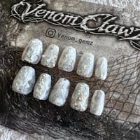 Image 2 of White Lace Clawz