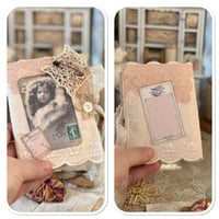 Image 5 of Handmade vintage lace snippet sample book