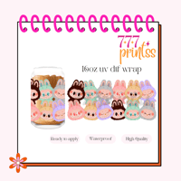 Pastel Monsters UV DTF Cup 