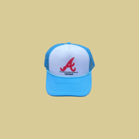 Image 4 of White/Volt “A” Trucker