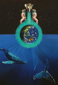 Image 1 of 'Channelling the Blue Flame' - A3 print