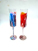 Image of Rose gold champagne set of 2