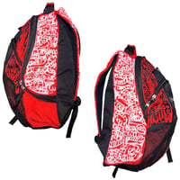 Image 2 of scribble backpack //     18x12inch 