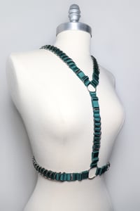 Image 3 of Satin elastic harness with D Rings 