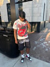 RAREEE MESH SHORTS (BLACK/WHITE)
