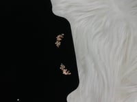 Image 2 of Diamond butterflies rose gold 925