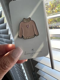 Image 2 of Sweater Weather Love - Enamel Pin