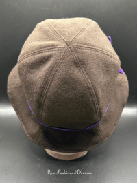 Image 5 of Brown Wool Hat With Dungeon’s & Dragons Lining