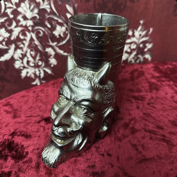 Image of Vintage ‘Mephistopheles’ Devil Metal Holder 