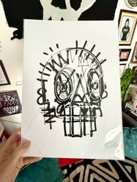 Image 4 of SKULLY BLACKLINE Print