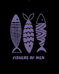 Image 2 of Men’s Black ‘Fishers of Men’ Tee 