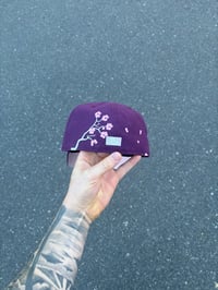 Image 4 of PINK BRIM DEEP VIOLET HOUSTON ASTROS CUSTOM FITTED CAP