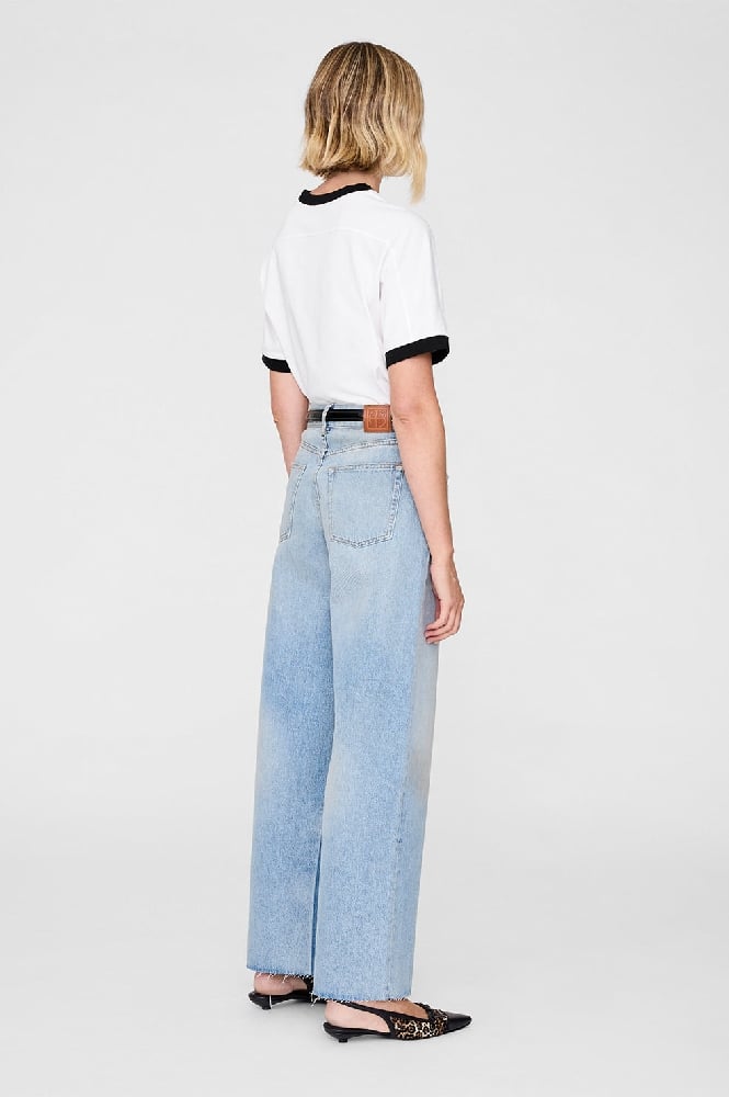 Image of ANINE BING Jaylin Tee Paris ivory