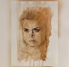 Billie Piper A4 Original Pencil Illustration (Framed)