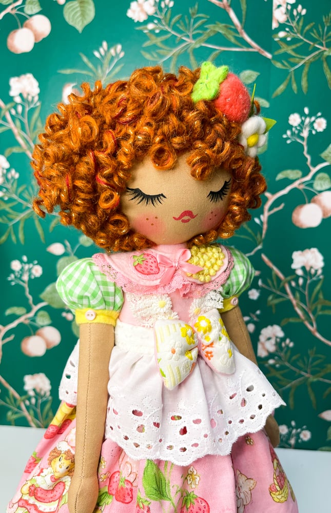 Image of Medium Art Doll Strawberry