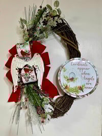 Cardinal Grapevine Wreath