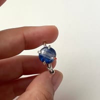 Image 4 of blue knot ring