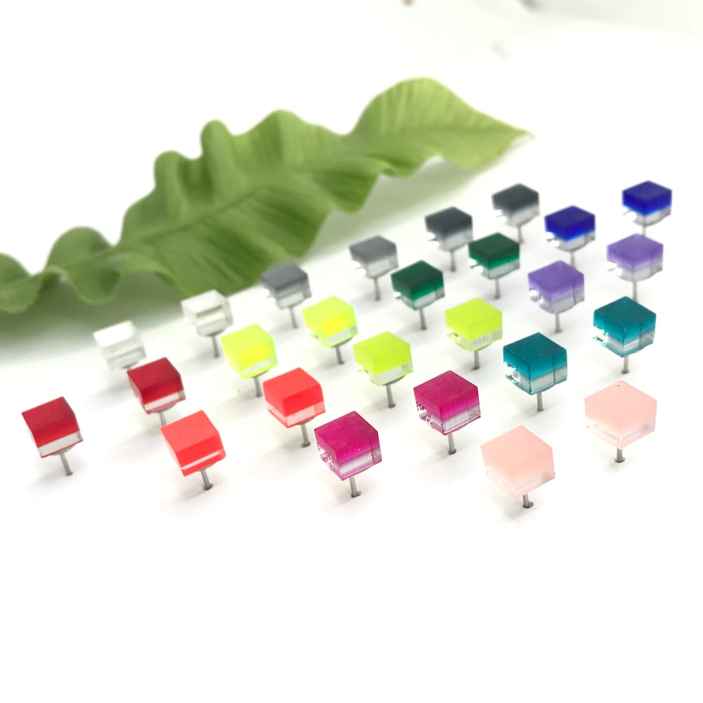 Image of Náušnice / Earrings Cubes