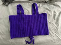 Image 1 of "Purple Blaze" Crop Top