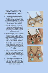 Image 2 of JANUARY 4 LIVE WOVEN EARRING CLASS