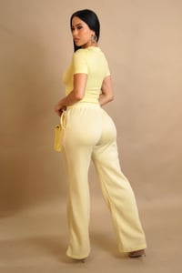 Image 2 of Icon Status Pant Set Yellow 