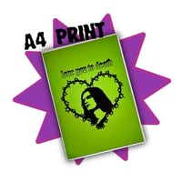 Image 2 of Love You To Death Print 