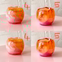 Image 5 of Amber/Pink Resin Bowls