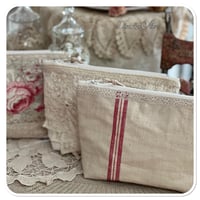 Image 3 of vintage french fabric zipper purse