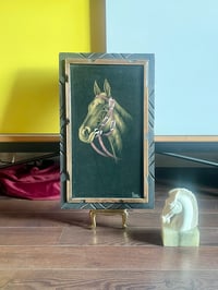 Image 1 of Velvet Painting of a Horse