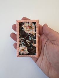 Image 3 of Business Card No. 2 - tiny art quilt 