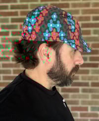 Image 3 of ZLW Custom Floral Print 4 Panel Cap