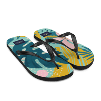 Image 1 of Tropical Flip-Flops