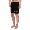BOSSFITTED Black and White Men's Athletic Long Shorts
