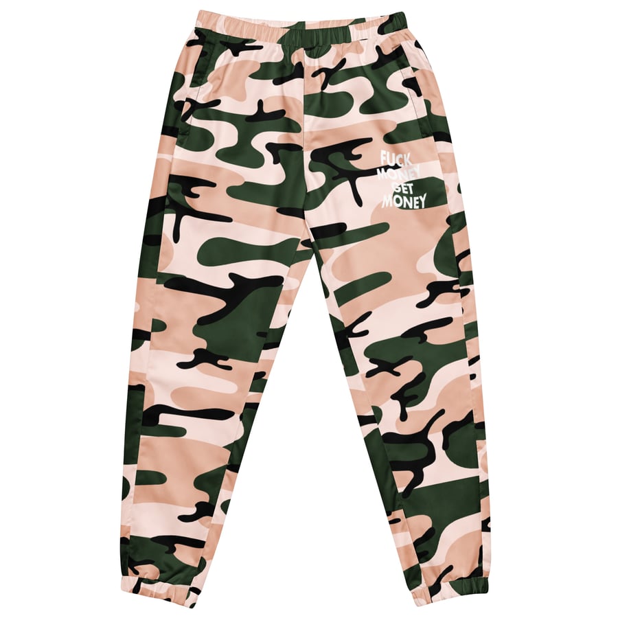 Image of PEACH CAMO FMGM TRACK PANTS 