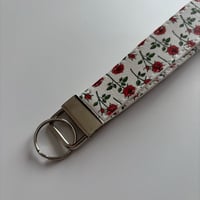 Image 4 of Rose Faux Leather Wristlet 