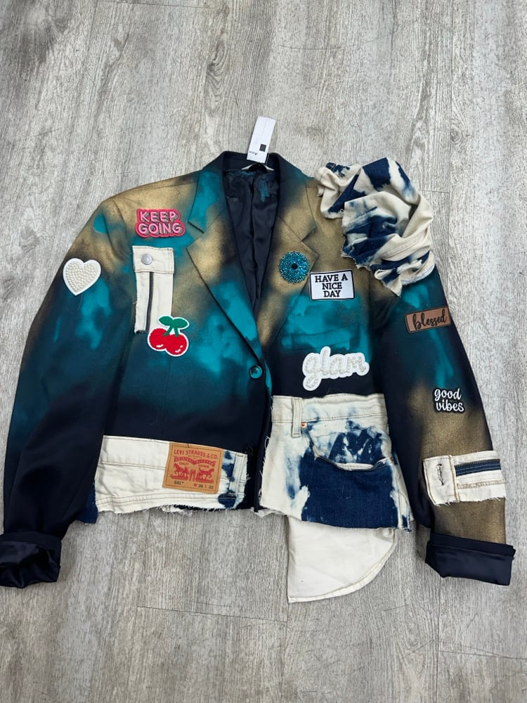 Image of “KEEP GOING” CUSTOM BLAZER