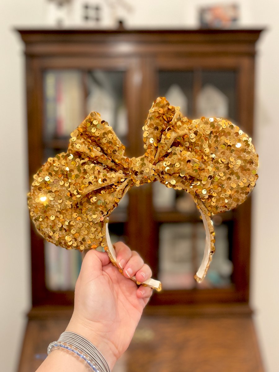 Image of Gold Twinkle Velvet Ears