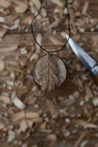 Image 1 of Oak leaf pendant 