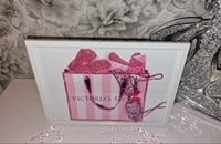 Image 3 of PINK STRIPE BAG FASHION PRINT 