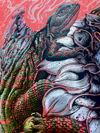 Image 4 of Widespread Panic x Conscious Alliance Red Rocks 2025 Poster - Rainbow Foil